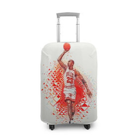 Чехол для чемодана 3D с принтом Michael Jordan в Курске, 86% полиэфир, 14% спандекс | двустороннее нанесение принта, прорези для ручек и колес | bulls | chicago | chicago bulls | michael jordan | nba | sport | арт | баскетбол | другие | знаменитость | игра | легенда | майкл джордан | прикольные | спорт | цветные | чикаго буллз | яркие