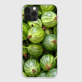 Чехол для iPhone 12 Pro Max с принтом Крыжовник в Курске, Силикон |  | еда | зеленый | крыжовник | растения | текстура | фрукты | ягоды