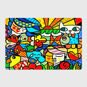 Магнитный плакат 3Х2 с принтом Картинка-мозаика в Курске, Полимерный материал с магнитным слоем | 6 деталей размером 9*9 см | Тематика изображения на принте: 3d | другие | животные | кот | мозаика | насекомые | прикольные | птицы | собака | солнце | текстуры | узор | цветные | цветы | яркие