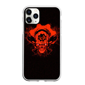 Чехол для iPhone 11 Pro матовый с принтом Gears of War в Курске, Силикон |  | gears | skull | war | маркус | феникс | череп