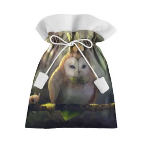 Подарочный 3D мешок с принтом Волшебная Сова в Курске, 100% полиэстер | Размер: 29*39 см | Тематика изображения на принте: owl | мудрость | птица | сова | филин