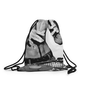 Рюкзак-мешок 3D с принтом Брюс Ли Dj в Курске, 100% полиэстер | плотность ткани — 200 г/м2, размер — 35 х 45 см; лямки — толстые шнурки, застежка на шнуровке, без карманов и подкладки | брюс ли dj