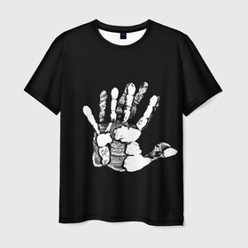 Мужская футболка 3D с принтом Hand в Курске, 100% полиэфир | прямой крой, круглый вырез горловины, длина до линии бедер | Тематика изображения на принте: 3d | arm | bunch of fives | claw | fin | fist | flipper | hand | mitt | paw | власть | кисть руки | ладонь | партия | почерк | рука | сторона | стрелка