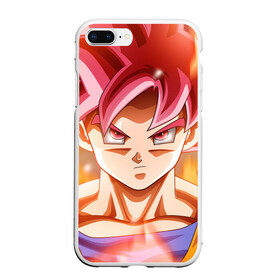 Чехол для iPhone 7Plus/8 Plus матовый с принтом Dragon ball super goku в Курске, Силикон | Область печати: задняя сторона чехла, без боковых панелей | dragon ball | super goku