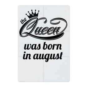 Магнитный плакат 2Х3 с принтом Королева рождена в августе в Курске, Полимерный материал с магнитным слоем | 6 деталей размером 9*9 см | Тематика изображения на принте: девушке | день рождения | дочери | дочке | жене | королева | любимой | подарок | подруге | праздник | рождение | себе | сестре