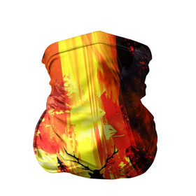 Бандана-труба 3D с принтом Колдун в Курске, 100% полиэстер, ткань с особыми свойствами — Activecool | плотность 150‒180 г/м2; хорошо тянется, но сохраняет форму | волшебник | вулкан | горы | камни | копьё | лава | огонь | пламя | рога | фантастика | шаман