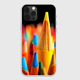 Чехол для iPhone 12 Pro Max с принтом Настроение в Курске, Силикон |  | 3d | карандаши | краска | краски | рисование | рисунок | текстура | цвета