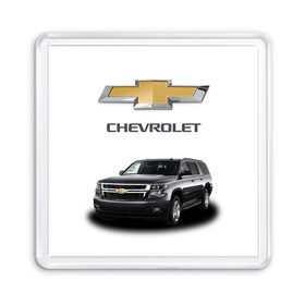 Магнит 55*55 с принтом Chevrolet кроссовер в Курске, Пластик | Размер: 65*65 мм; Размер печати: 55*55 мм | chevrolet | авто | автомобиль | блатная | иномарка | красивая | крутая | логотип | марка | марка красивая | машина | пацанский таз | прикольная | седан | сша | тачила | тачка | шевроле | эмблема