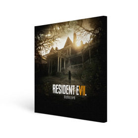 Холст квадратный с принтом Resident Evil в Курске, 100% ПВХ |  | horror | jovovich | milla | zombie | вирус | зло | зомби | йовович | милла | обитель | ужас