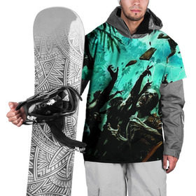 Накидка на куртку 3D с принтом Dead Island в Курске, 100% полиэстер |  | зомби | мертвый остров