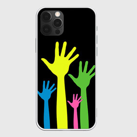 Чехол для iPhone 12 Pro Max с принтом Руки вверх! в Курске, Силикон |  | светящиеся | флуоресцентный | флюр | флюровый