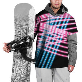 Накидка на куртку 3D с принтом Неон в Курске, 100% полиэстер |  | Тематика изображения на принте: линии | полосы | светящиеся | флуоресцентный | флюр | флюровый