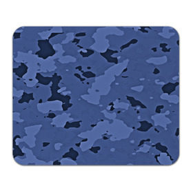 Коврик прямоугольный с принтом Камуфляж ночь! в Курске, натуральный каучук | размер 230 х 185 мм; запечатка лицевой стороны | армейский | синий | темный