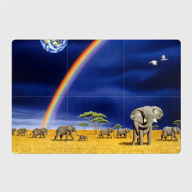 Магнитный плакат 3Х2 с принтом Мир в Курске, Полимерный материал с магнитным слоем | 6 деталей размером 9*9 см | elephant | hipster | индия | йога | слон | хипстер