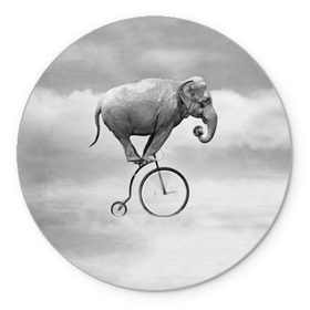 Коврик круглый с принтом Hipster Bike в Курске, резина и полиэстер | круглая форма, изображение наносится на всю лицевую часть | Тематика изображения на принте: elephant | hipster | индия | йога | слон | хипстер