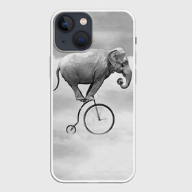 Чехол для iPhone 13 mini с принтом Hipster Bike в Курске,  |  | elephant | hipster | индия | йога | слон | хипстер