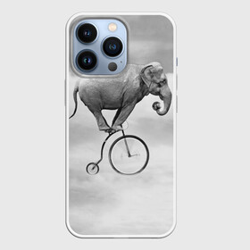 Чехол для iPhone 13 Pro с принтом Hipster Bike в Курске,  |  | Тематика изображения на принте: elephant | hipster | индия | йога | слон | хипстер