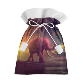 Подарочный 3D мешок с принтом Индия в Курске, 100% полиэстер | Размер: 29*39 см | elephant | hipster | индия | йога | слон | хипстер