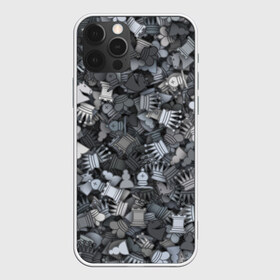 Чехол для iPhone 12 Pro Max с принтом Шахмотный камуфляж в Курске, Силикон |  | игры | конь | королева | король | ладья пешка | милитари | настолки | настольные | слон | ферзь | фигуры | шахматы