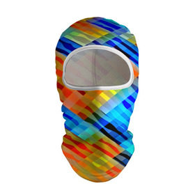 Балаклава 3D с принтом Блестящие полосы в Курске, 100% полиэстер, ткань с особыми свойствами — Activecool | плотность 150–180 г/м2; хорошо тянется, но при этом сохраняет форму. Закрывает шею, вокруг отверстия для глаз кайма. Единый размер | 