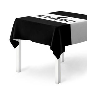 Скатерть 3D с принтом CS GO черно-белый в Курске, 100% полиэстер (ткань не мнется и не растягивается) | Размер: 150*150 см | cs go | контер страйк | контра