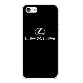 Чехол для iPhone 5/5S матовый с принтом lexus в Курске, Силикон | Область печати: задняя сторона чехла, без боковых панелей | brand | car | japan | lexus | logo | toyota motor | автомобиль | лексус | логотип | марка | япония
