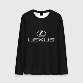 Мужской лонгслив 3D с принтом lexus в Курске, 100% полиэстер | длинные рукава, круглый вырез горловины, полуприлегающий силуэт | brand | car | japan | lexus | logo | toyota motor | автомобиль | лексус | логотип | марка | япония