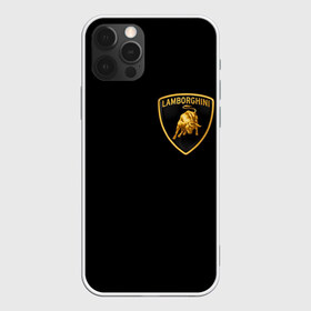 Чехол для iPhone 12 Pro Max с принтом Lamborghini в Курске, Силикон |  | brand | car | italy | lamborghini | logo | автомобиль | италия | ламборджини | логотип | марка