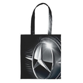 Сумка 3D повседневная с принтом Mercedes-Benz в Курске, 100% полиэстер | Плотность: 200 г/м2; Размер: 34×35 см; Высота лямок: 30 см | car | germany | logo | make | mercedes benz | автомобиль | германия | логотип | марка | мерседес бенц