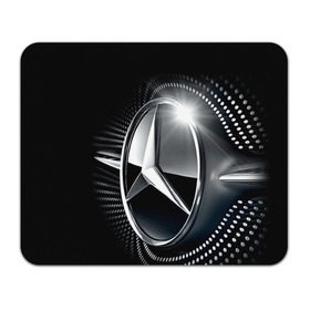 Коврик для мышки прямоугольный с принтом Mercedes-Benz в Курске, натуральный каучук | размер 230 х 185 мм; запечатка лицевой стороны | car | germany | logo | make | mercedes benz | автомобиль | германия | логотип | марка | мерседес бенц