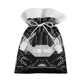 Подарочный 3D мешок с принтом CS GO:Black collection в Курске, 100% полиэстер | Размер: 29*39 см | Тематика изображения на принте: 3d | awp | counter strike | game | skin | system lock black | авп | игры | прикольные | скин