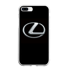 Чехол для iPhone 7Plus/8 Plus матовый с принтом Lexus в Курске, Силикон | Область печати: задняя сторона чехла, без боковых панелей | brand | car | japan | lexus | logo | toyota motor | автомобиль | лексус | логотип | марка | япония