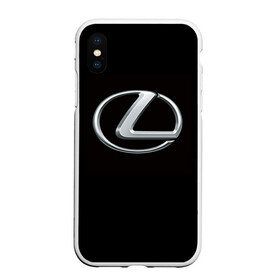 Чехол для iPhone XS Max матовый с принтом Lexus в Курске, Силикон | Область печати: задняя сторона чехла, без боковых панелей | brand | car | japan | lexus | logo | toyota motor | автомобиль | лексус | логотип | марка | япония