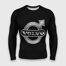 Мужской рашгард 3D с принтом Volvo в Курске,  |  | brand | car | logo | sweden | volvo | автомобиль | вольво | логотип | марка | швеция