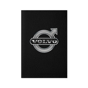 Обложка для паспорта матовая кожа с принтом Volvo в Курске, натуральная матовая кожа | размер 19,3 х 13,7 см; прозрачные пластиковые крепления | brand | car | logo | sweden | volvo | автомобиль | вольво | логотип | марка | швеция