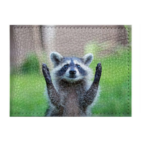 Обложка для студенческого билета с принтом Восславим в Курске, натуральная кожа | Размер: 11*8 см; Печать на всей внешней стороне | Тематика изображения на принте: raccoon | енот