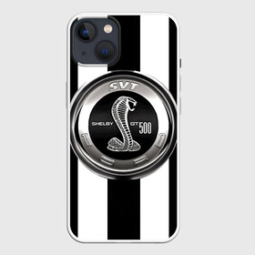 Чехол для iPhone 13 с принтом Ford в Курске,  |  | brand | car | ford | logo | usa | автомобиль | змея | кобра | логотип | марка | сша | форд