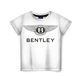 Детская футболка 3D с принтом Bentley в Курске, 100% гипоаллергенный полиэфир | прямой крой, круглый вырез горловины, длина до линии бедер, чуть спущенное плечо, ткань немного тянется | bentley | brand | britain | car | elite | expensive | limited | logo | mtorz | автомобиль | британия | бэнтли | дорогой | лимитед | логотип | марка | мторз | элитный