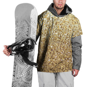 Накидка на куртку 3D с принтом Золото в Курске, 100% полиэстер |  | Тематика изображения на принте: пайетки | текстура | чешуя