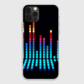 Чехол для iPhone 12 Pro Max с принтом Эквалайзер в Курске, Силикон |  | Тематика изображения на принте: музыка | полосы | разноцветный | яркий