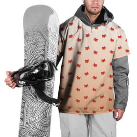 Накидка на куртку 3D с принтом лисица паттерн low poly в Курске, 100% полиэстер |  | low poly | pattern | запечатка | звери | лес | лиса | лисица | лисичка | оранжевый | паттерн