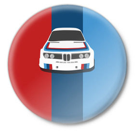 Значок с принтом Colors в Курске,  металл | круглая форма, металлическая застежка в виде булавки | auto | bmw | авто | бмв | машина