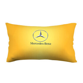Подушка 3D антистресс с принтом Yellow Benz в Курске, наволочка — 100% полиэстер, наполнитель — вспененный полистирол | состоит из подушки и наволочки на молнии | car | mercedes | авто | мерседес