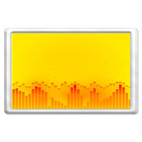 Магнит 45*70 с принтом Эквалайзер звука в Курске, Пластик | Размер: 78*52 мм; Размер печати: 70*45 | Тематика изображения на принте: color | colour | light | lights | shine | блеск | желтый | свет | солнечный свет