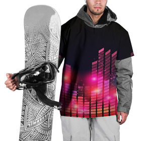 Накидка на куртку 3D с принтом Equalizer light в Курске, 100% полиэстер |  | Тематика изображения на принте: color | colour | glim | glow | light | lights | shine | world