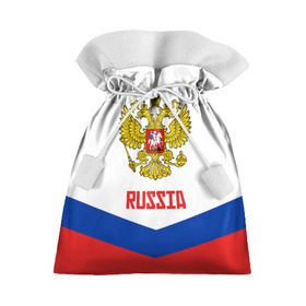 Подарочный 3D мешок с принтом RUSSIA HOCKEY в Курске, 100% полиэстер | Размер: 29*39 см | 2015 | 2016 | 2017 | hockey | hokey | ru | russia | russian | team | герб | россии | россия | ру | сборная | состав | хоккей | чм | чм2017