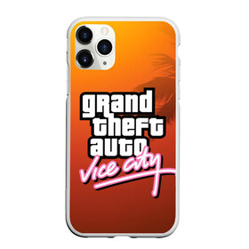 Чехол для iPhone 11 Pro матовый с принтом GTA в Курске, Силикон |  | grand theft auto | gta | vice city | вайс сити | гта