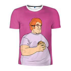 Мужская футболка 3D спортивная с принтом Табби в Курске, 100% полиэстер с улучшенными характеристиками | приталенный силуэт, круглая горловина, широкие плечи, сужается к линии бедра | grand theft auto | gta | vice city | вайс сити | гта