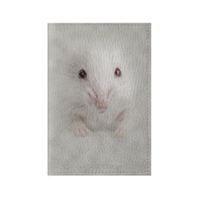 Обложка для паспорта матовая кожа с принтом Крыса в Курске, натуральная матовая кожа | размер 19,3 х 13,7 см; прозрачные пластиковые крепления | животные | крыса | мордочка | мышка | мышь | природа