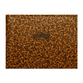 Обложка для студенческого билета с принтом The Prodigy в Курске, натуральная кожа | Размер: 11*8 см; Печать на всей внешней стороне | муравей | оранжевый | панк | паттерн | продиджи | рейв | текстура | техно